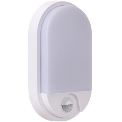 Φωτιστικό Απλίκα LED 15W 230V 1100lm 4000K Λευκή IP54 με Ανιχνευτή Κίνησης 99DS202